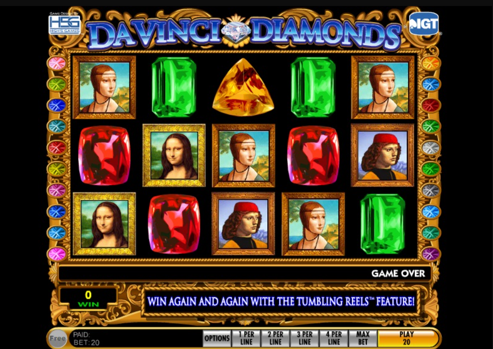 Da Vinci Diamonds Slot 2