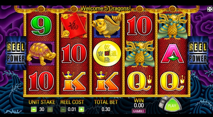 5 dragons slot